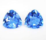 Серьги с флюоритами со сменой цвета 10,43 карата Золото