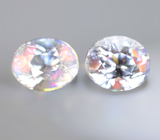 Пара ограненных лунных камней 2,16 карата 