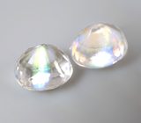 Пара ограненных лунных камней 2,16 карата 