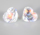 Пара ограненных лунных камней 2,22 карата 