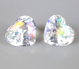 Пара ограненных лунных камней 2,49 карата 