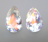 Пара ограненных лунных камней 2,51 карата 