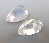 Пара ограненных лунных камней 2,51 карата 