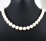 Массивное золотое колье с крупным морским жемчугом барокко 328,1 карата Золото