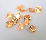 Набор из 12 спессартинов гранатов 2,11 карата