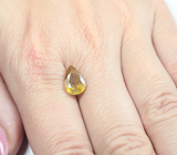 Редкий ярко-желтый турмалин 2,19 карата 