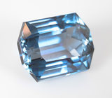 Чистейший London топаз авторской огранки 4,77 карата 