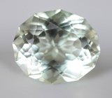 Чистейший зеленый аметист авторской огранки 11,26 карата 