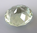 Чистейший зеленый аметист авторской огранки 11,26 карата 