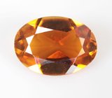 Оранжевато-желтый турмалин 0,7 карата 
