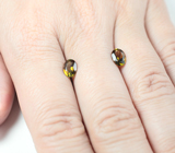 Пара полихромных турмалинов 1,55 карата 