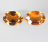 Пара желтых турмалинов 1,35 карата 