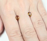 Пара желтых турмалинов 1,35 карата 