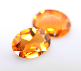 Пара желтых турмалинов 1,36 карата 