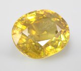 Зеленовато-желтый сфен 2,42 карата 