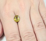 Зеленовато-желтый сфен 2,42 карата 