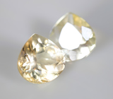 Пара желтых цоизитов 1,57 карата 