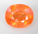 Крупный спессартин гранат цвета "фанта" 5,64 карата 