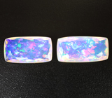 Серьги с ограненными эфиопскими опалами 16,35 карата и бриллиантами Золото