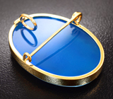 Золотая брошь/кулон с агатовой камеей на халцедоне 20,95 карата Золото