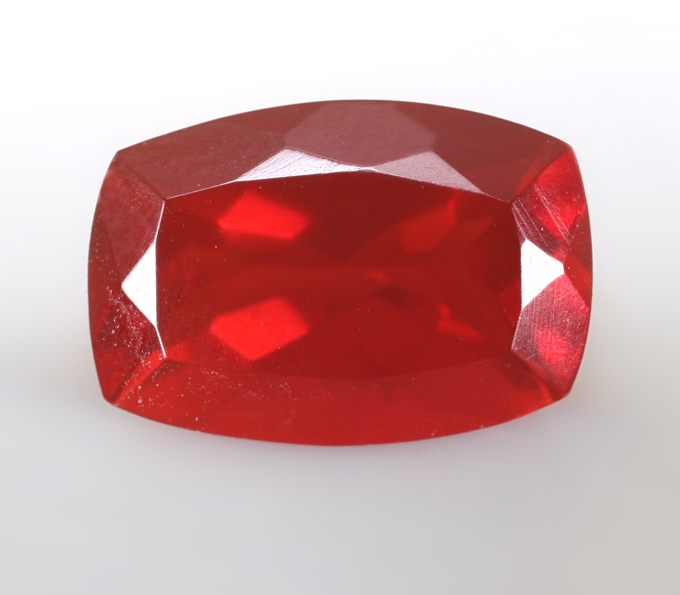 Мексиканский ограненный "огненный" опал 1,24 карата