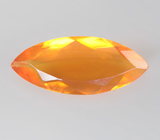 Мексиканский ограненный "огненный" опал 0,72 карата 