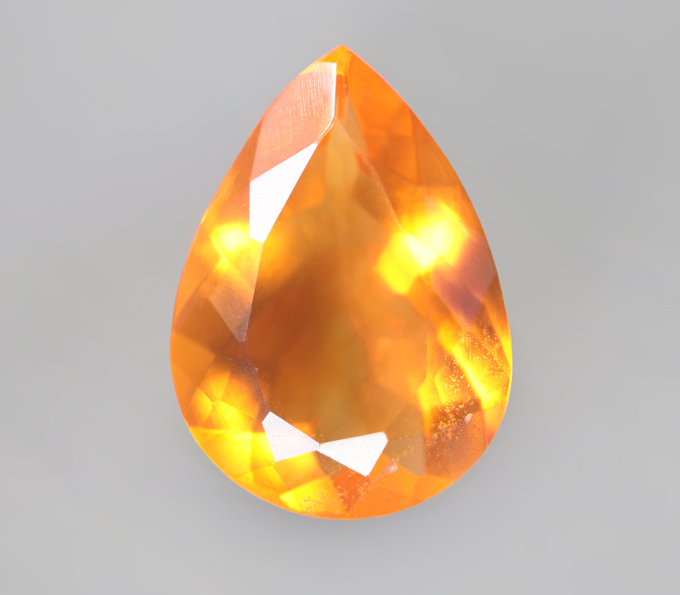 Мексиканский ограненный "огненный" опал 1,33 карата