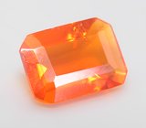 Мексиканский ограненный "огненный" опал 0,86 карата