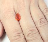 Мексиканский ограненный "огненный" опал 0,81 карата 