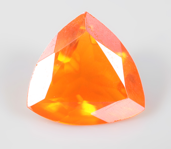 Мексиканский ограненный "огненный" опал 1,34 карата