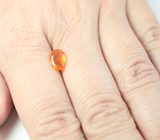 Мексиканский ограненный "огненный" опал 0,7 карата 