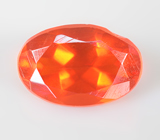 Мексиканский ограненный "огненный" опал 0,81 карата 