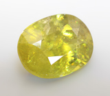 Зеленовато-желтый сфен 2,01 карата 