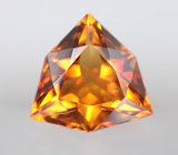Цитрин мадейра авторской огранки высокой чистоты 4,89 карата 