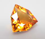 Цитрин мадейра авторской огранки высокой чистоты 4,89 карата 