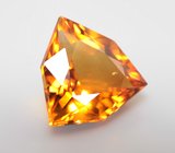 Цитрин мадейра авторской огранки высокой чистоты 4,89 карата