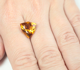 Цитрин мадейра авторской огранки высокой чистоты 4,89 карата 
