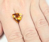 Цитрин мадейра авторской огранки высокой чистоты 4,89 карата