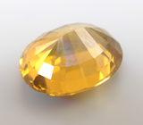 Ярко-желтый циркон высокой чистоты 3,63 карата 