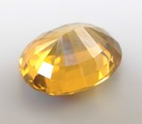 Ярко-желтый циркон высокой чистоты 3,63 карата 