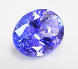 Крупный! Яркий насыщенный танзанит 17,83 карата 