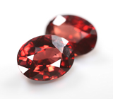 Пара пиропов гранатов 6,06 карата 