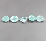 Набор из 5 параиба турмалинов 1,16 карата 