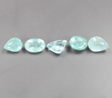 Набор из 5 параиба турмалинов 1,16 карата