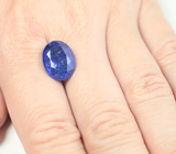 Крупный насыщенный ярко-синий танзанит 10,27 карата 