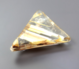Рутиловый кварц авторской огранки 4,87 карата 