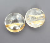 Пара рутилового кварца 13,1 карата 