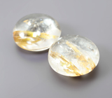 Пара рутилового кварца 13,1 карата 