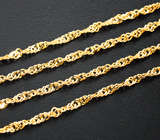 Золотая цепочка 600 мм / 2,4 мм Золото