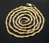 Золотая цепочка 600 мм / 2,4 мм Золото